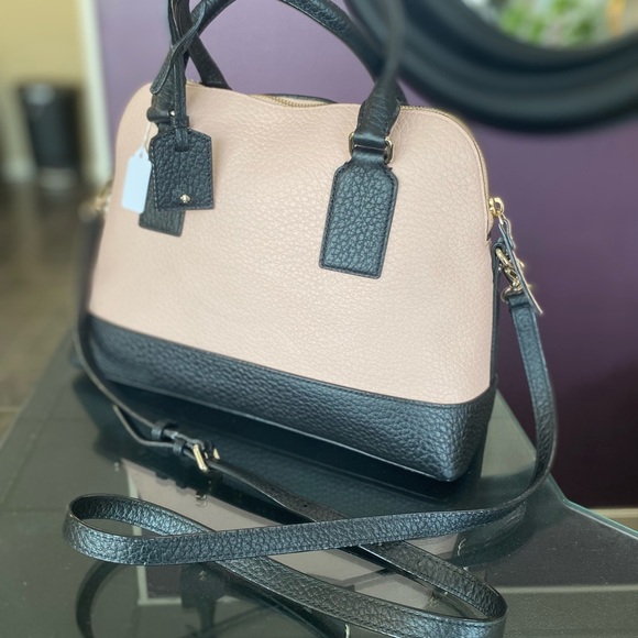 Kate Spade Black and Tan Satchel - Picture 3 of 5